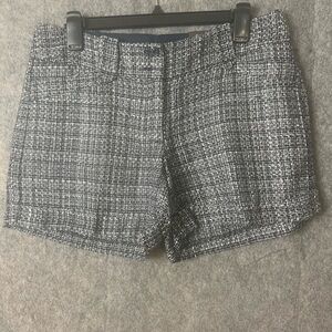 The Limited Collection Drew Fit Women Sz 6 Tweed Woven Black NWT elegant shorts